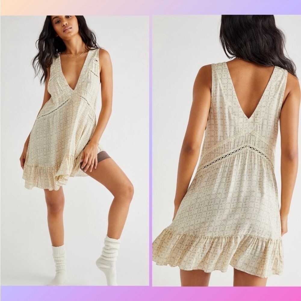 Free People Let It Happen Mini Slip